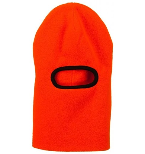 Balaclavas Heavyweight Fleece Face Mask - Blaze Orange - Orange - CB116MT69X7 $16.24