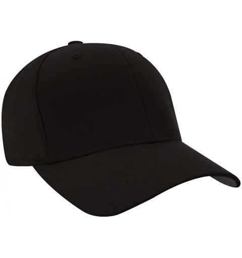 Baseball Caps Premium Original Wooly Combed Twill Cap 6277 (S/M (6 3/4" - 7 1/4")- Black) - C011DLCZ7ZJ $8.31