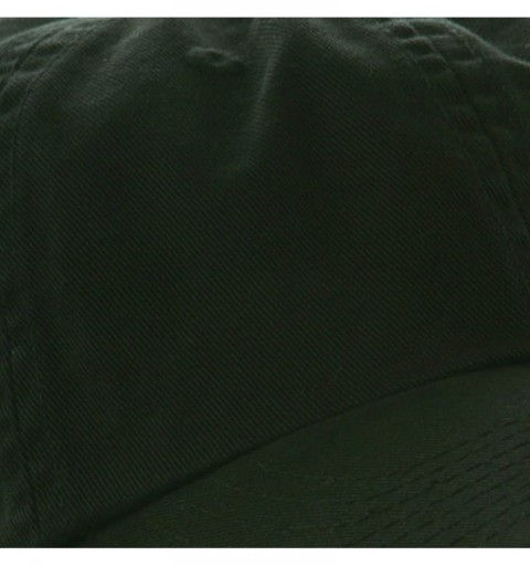 Baseball Caps Low Profile Dyed Cotton Twill Cap - Black - C2112GBSNMF $9.27