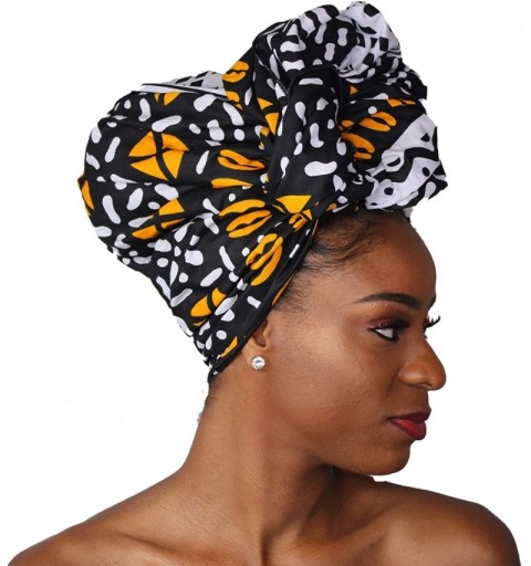 Headbands Ankara Headwrap Long Hair Head Wrap Turban and Scarf Dashiki African Print Kente and Stretch Jersey - CL194IKRY47 $...