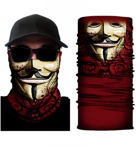 Balaclavas Bandana Face Mask Neck Gaiter Magic Scarf Balaclava Headband for Sun Dust UV - King - C11978Y3KTI $13.08