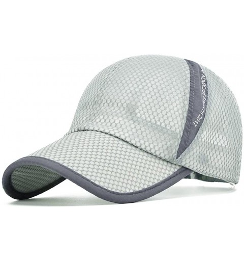 Sun Hats Unisex Summer Baseball Hat Sun Cap Lightweight Mesh Quick Dry Hats Adjustable Cap Cooling Sports Caps - C218DQ6CMSY ...