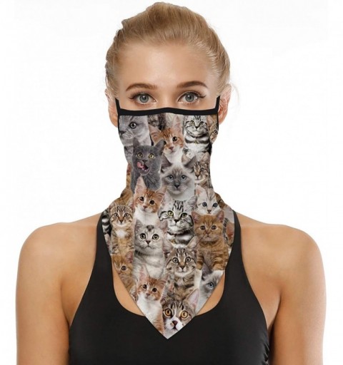 Balaclavas Unisex Bandana Rave Face Mask Multifunction Scarf Anti Dusk Neck Gaiter Face Cover UV Protection - Style 9 - CW199...
