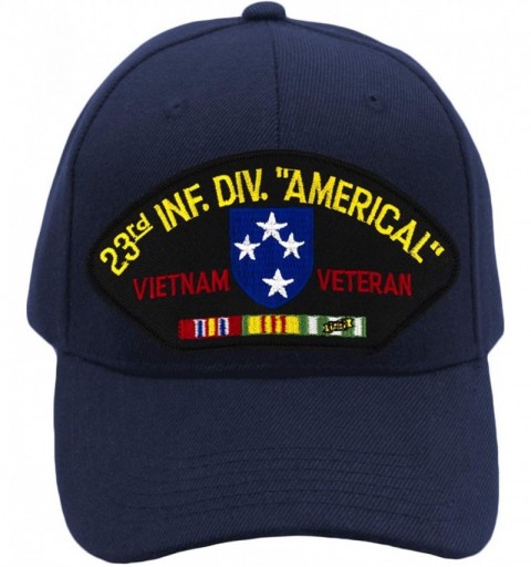 Baseball Caps 23rd Infantry Division - Vietnam War Veteran Hat/Ballcap Adjustable One Size Fits Most - Navy Blue - C718Q435MY...