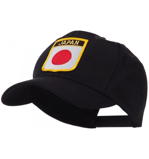 Baseball Caps Asia Australia and Other Flag Shield Patch Cap - Japan - C618WQY356S $20.02