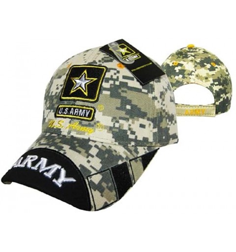 Skullies & Beanies U.S. Army Star Black Bill Camo Camouflage Digital Embroidered Cap Hat 601UC - CA180247ZRU $9.91