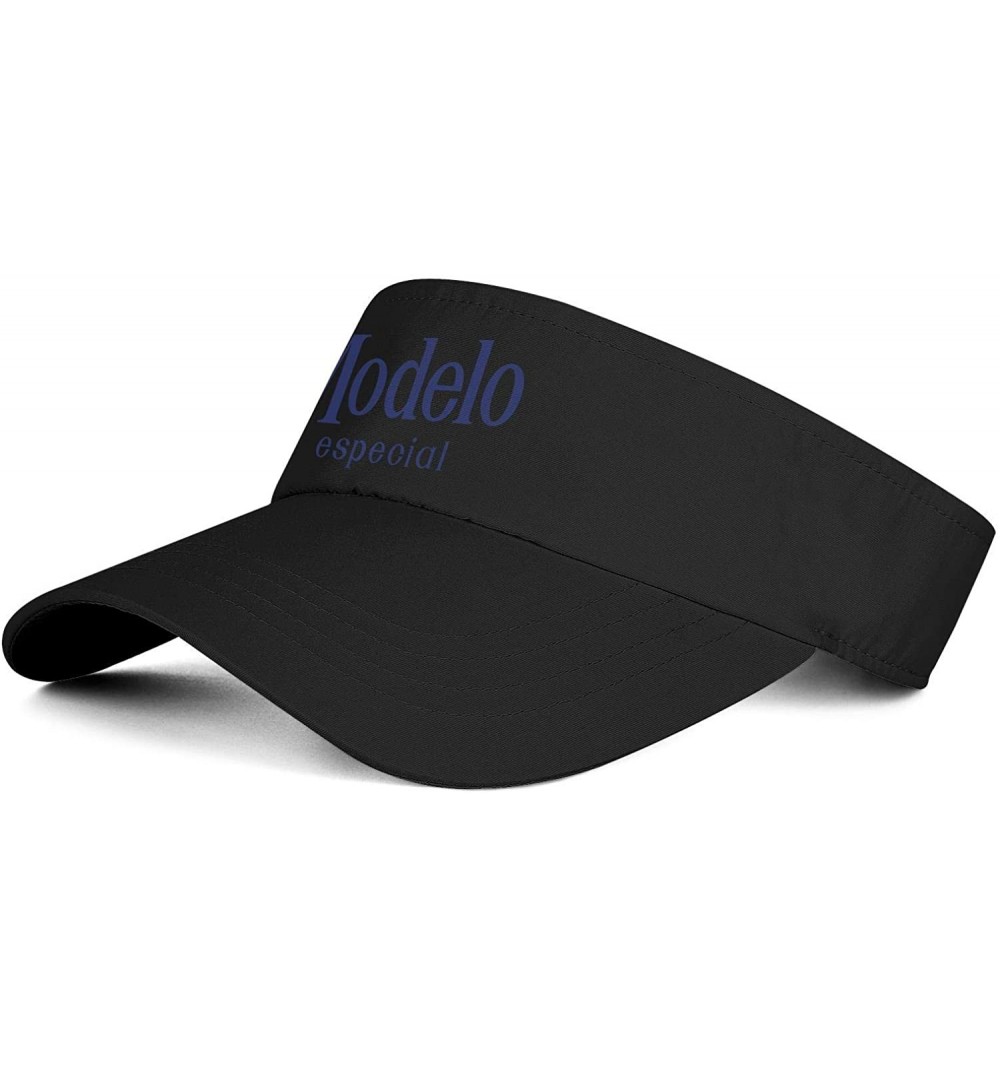Visors Sports Visor Hats Michelob-Ultra- Men Women Sport Sun Visor One Size Adjustable Cap - Black-15 - C418WCDNL89 $18.88