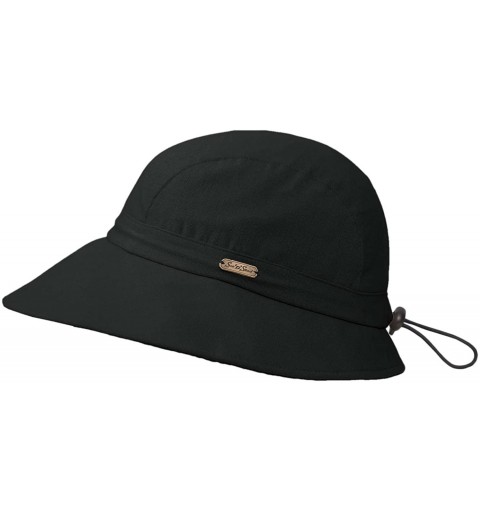 Sun Hats Breezy Drawstring Hat - Black - CG11JZQRO8X $19.38