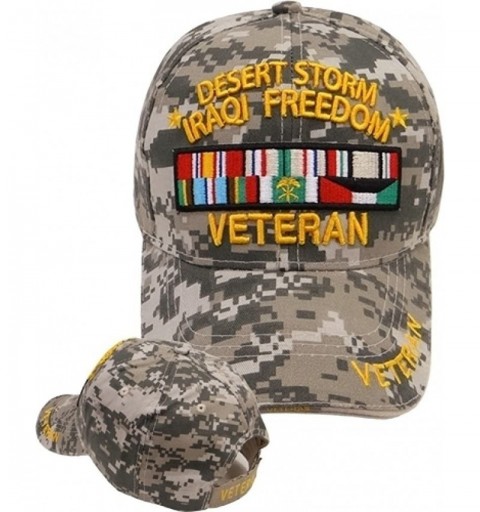 Baseball Caps Desert Storm Iraqi Freedom Veteran Sandwich Bill Mens Cap - Digital Camouflage - CL1999477TY $12.42