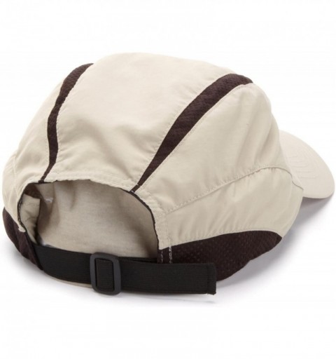 Sun Hats Shanty Quick Shade Hat Cap with Built-In Pull Down Face and Neck Protection - Tan Solid - CN115M3L9N9 $57.87