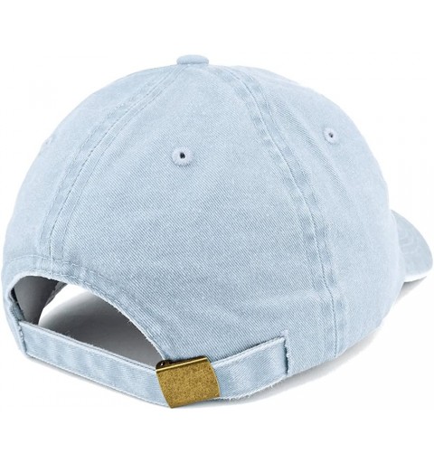 Baseball Caps Vintage 1965 Embroidered 55th Birthday Soft Crown Washed Cotton Cap - Light Blue - CT180WX8YQA $22.51