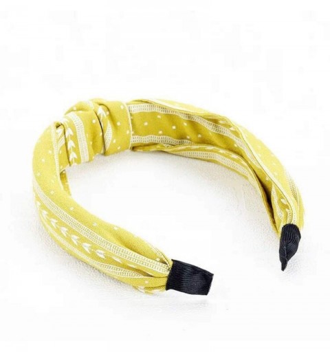 Headbands Sweatband Lightweight Headbands - Yellow-2 - C718KWTDU2X $8.82