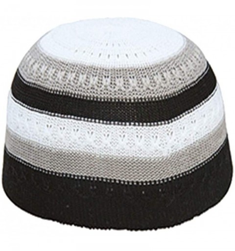 Skullies & Beanies Men's Muslim Islamic Prayer Cap for Outdoor Skull Hat Topi Beanie Headwear - Black - CZ18LSDTKGY $8.19