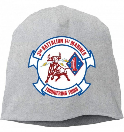 Skullies & Beanies US Marine Corps 3rd Battalion- 1st Marines Unisex Knitted Hat Beanie Hat Warm Hats Skull Cap Beanie Hat - ...