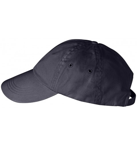 Baseball Caps Solid Low-Profile Twill Cap (156) - Navy - CF18CKMUDA4 $11.26