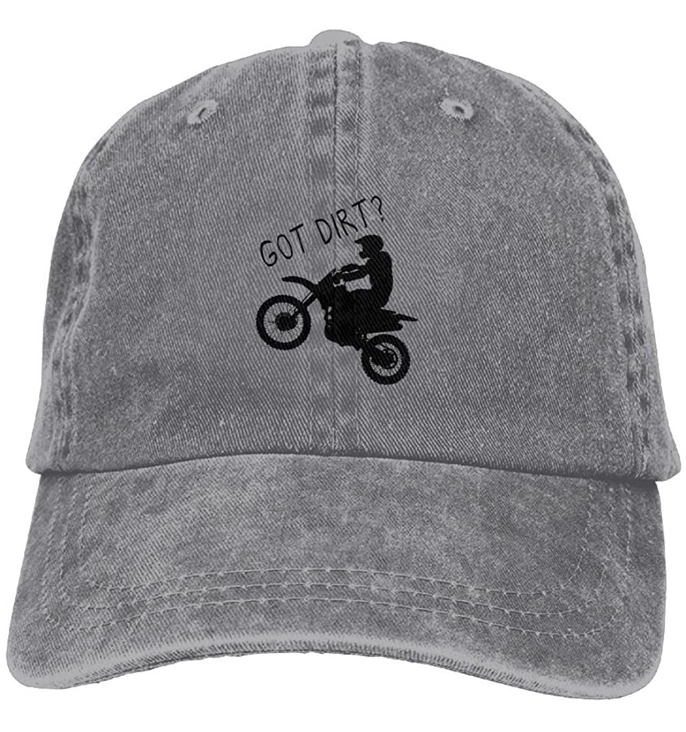 Baseball Caps Got Dirt Bike Motorcross Racing Unisex Adult Baseball Hat Sports Outdoor Cowboy Cap Snapback - CY18GLDDQME $13.66