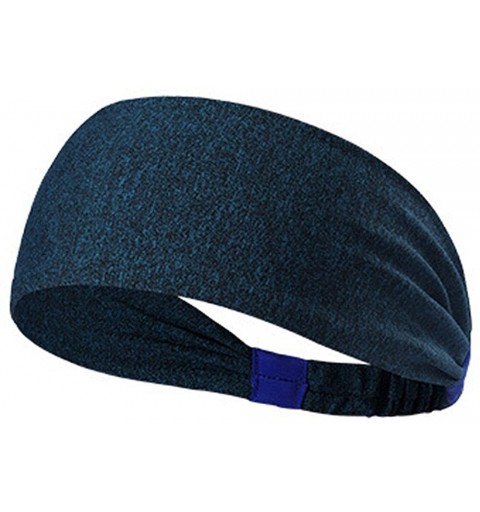 Headbands Neutral Hair Band- High Elastic Hair Band- Sports Headband- Solid Color Hair Ring- Fashion Headband - Navy - CP18XL...