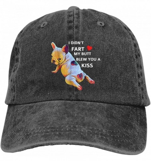 Baseball Caps Women's Cute Pug Dog Mom Baseball Cap Distressed Denim Dad Hat - C5196D2ASCR $18.65