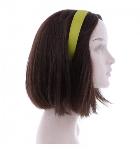 Headbands 1 Satin Headband - Light Olive - Light Olive - CU18DAO63D4 $10.61
