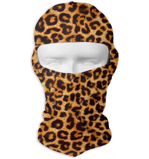 Balaclavas Leopard Print Balaclava Ski Masks for Outdoor Sports Full Face Mask Windproof Breathable - CR18M3OLC6Z $23.72