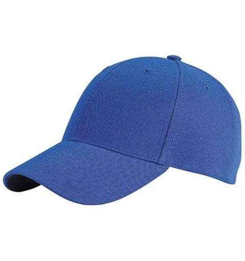Baseball Caps Structured Low Profile Wool Hat Cap - Royal - CN1108VGC2N $12.13