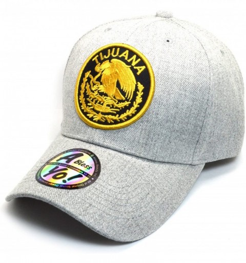 Baseball Caps Mexican hat Mexico Federal Logo Embroidered Curved Baseball Cap AYO6027 - Tijuana - CZ18G0R049M $11.68