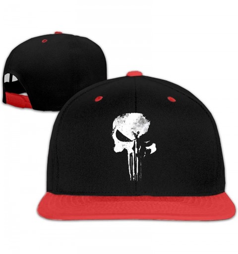 Baseball Caps Design Sleeve T-Shirt New Daredevil Punisher Skull Logo Fashion Baseball Cap for Man White - Red - CH18RLTRTEK ...