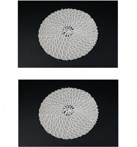 Berets Hand Made Dreads Slouchy Hat Crochet Snood Women Beret Hat 100HB - 2 Pcs White & White - CL12606LT1N $21.53