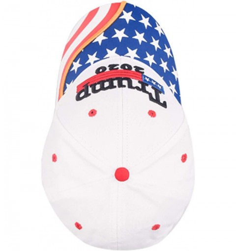 Baseball Caps Donald Trump 2020 Hat Keep America Great Embroidered MAGA USA Adjustable Baseball Cap - F-3-white - CI18X07XYO6...