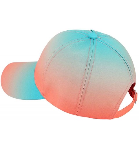 Baseball Caps Multicolored Baseball Cap Adjustable Ponytail Hat Breathable Pnybon Cap for Women and Men - Multicoloured - CS1...