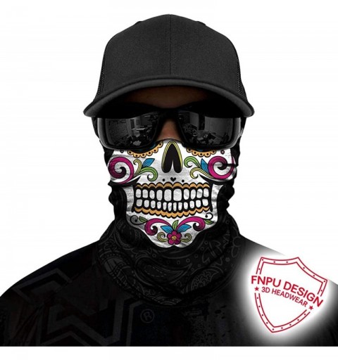 Balaclavas Skull Face Sun Mask Half-Bandanas-Neck Gaiter- Headwear- Headband for Fishing- Hunting-Yard Work - AC132 - CW18SQG...