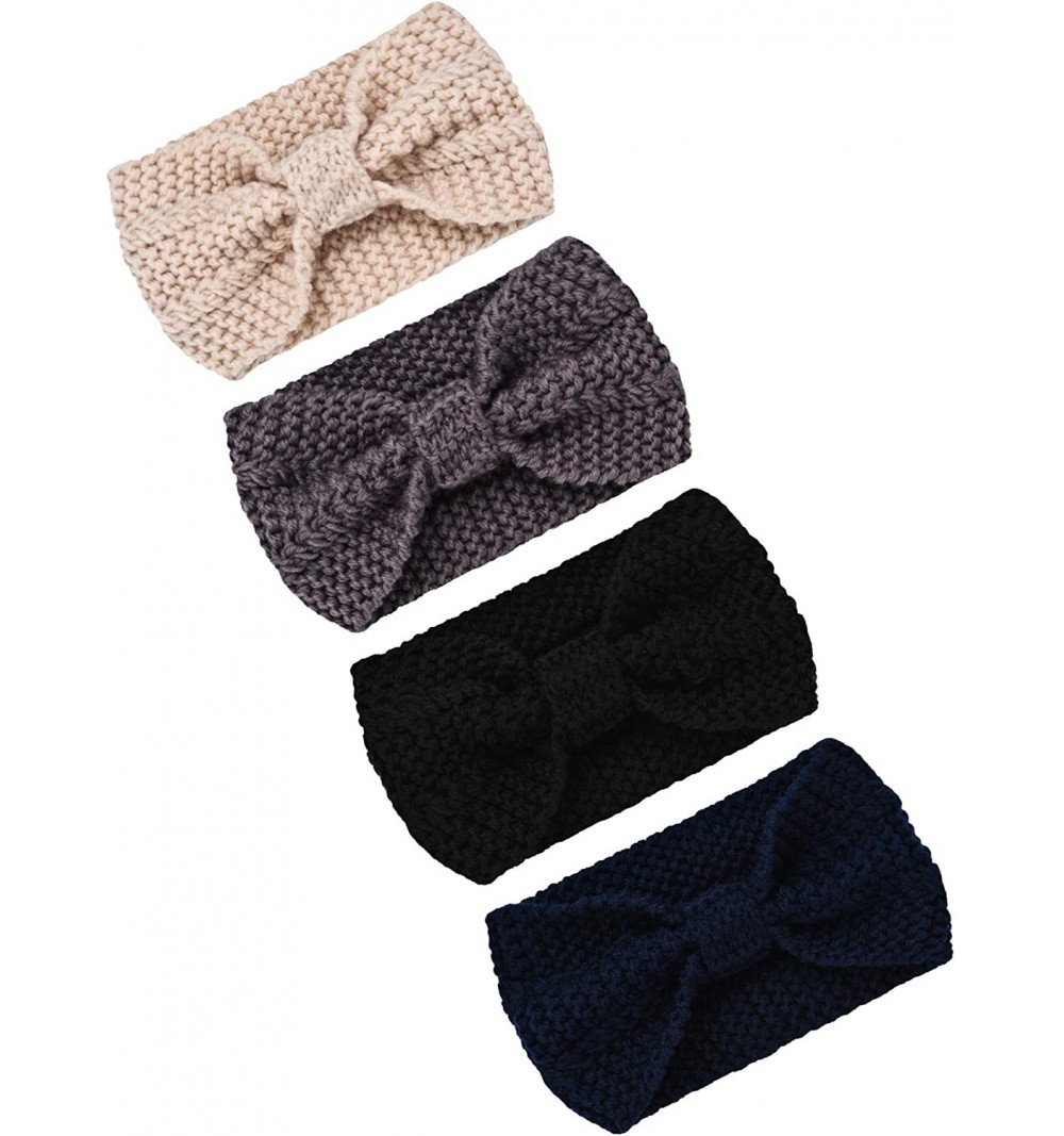 Cold Weather Headbands Headbands Braided Warmers Crochet - CF18M5GT3LM $10.39