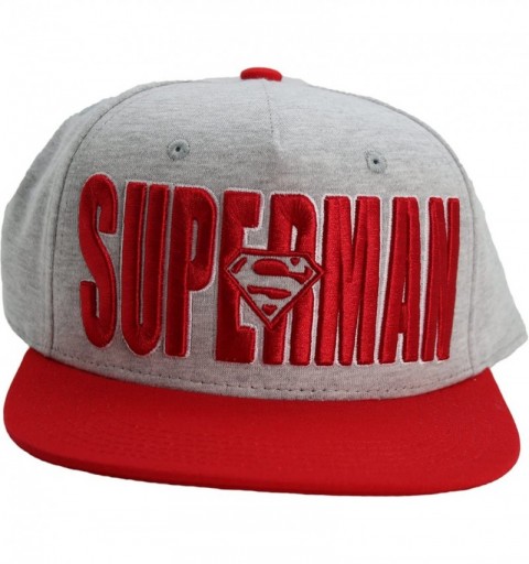 Baseball Caps DC Superman Logo Snapback Adult Hat Cap Red - CP129LPLEPB $35.55