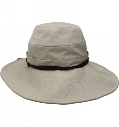 Sun Hats Women's One Size Active Wired Sun Brim Hat with Moisture Wicking Sweatband - Tan - CA126ATSKNJ $27.09