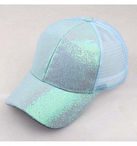Sun Hats Fashion Women Ladies Floppy Wide Brim Wool Felt Bowler Beach Hat Sun Cap Summer Outfits - Blue - C118H8D7KE9 $15.58