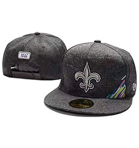 Baseball Caps Sports Team Adjustable Baseball Hat Mens Classic Fit Cap Dark Grey Design Unique Gift Idea - Saints - CN194NZ68...