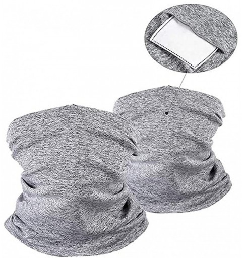 Balaclavas Balaclava Scarf Breathable Multifunctional Headwear Face Cover Headband Neck Gaiter - Grey2 - CG199EX722M $19.99