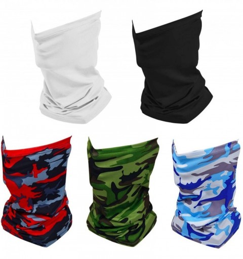 Balaclavas 5pcs Bandana Face Mask Neck Gaiter- Sports Scarf Mask Tube Headwear for Women And Men - Group 2 Ac01 - C4198O44D47...