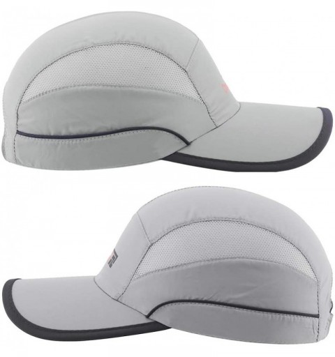 Baseball Caps Running Cap Water Repellent Sport Hat for Men (7-7 1/2) - Original Version Light Grey - CL18EMD39NT $14.32