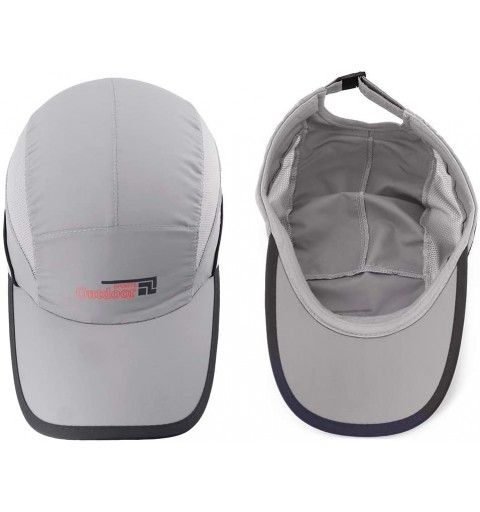 Baseball Caps Running Cap Water Repellent Sport Hat for Men (7-7 1/2) - Original Version Light Grey - CL18EMD39NT $14.32