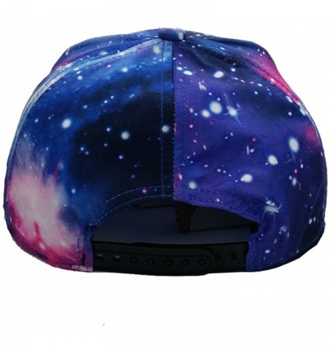 Skullies & Beanies Galaxy Space Sky Snapback Pair Fashion Embroidered Snapback Caps Adjust Hat - Blue - CT1827ITWZZ $14.09