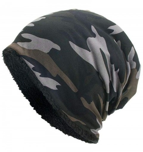 Skullies & Beanies Unisex Beanie Skull Cap Circle Neck Warmer Gifts Comfortable Soft Slouchy Warm Scarf and Hat - D Camouflag...