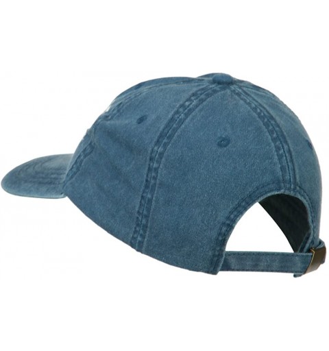 Baseball Caps I'd Rather Be Fishing Embroidered Washed Cotton Cap - Navy - C611ONYW5OZ $25.86