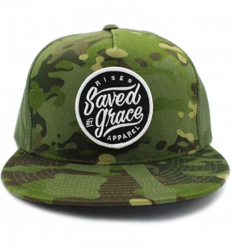 Baseball Caps Saved by Grace Multy Color camo Army Snapback - CP185QZWLO4 $19.55