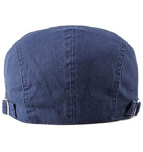 Newsboy Caps Flat Cotton Newsboy Cap Ivy Gatsby Cabbie Hats for Men Women - Khaki - C318SU2O5KL $10.88