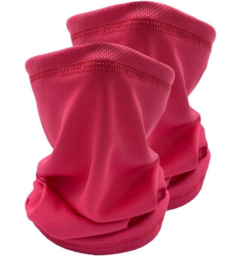 Balaclavas Unisex Seamless Neck Gaiters Bandanas - Dust Proof UV Protection Bandana Balaclava for Sport&Outdoor - Pink - C319...