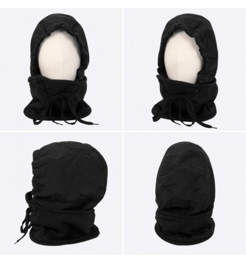 Balaclavas Winter Warmer Wind Resistant Mask Face Hood Haevy Balaclava Unisex - 03_black - CH18KQ9RN5Y $10.84