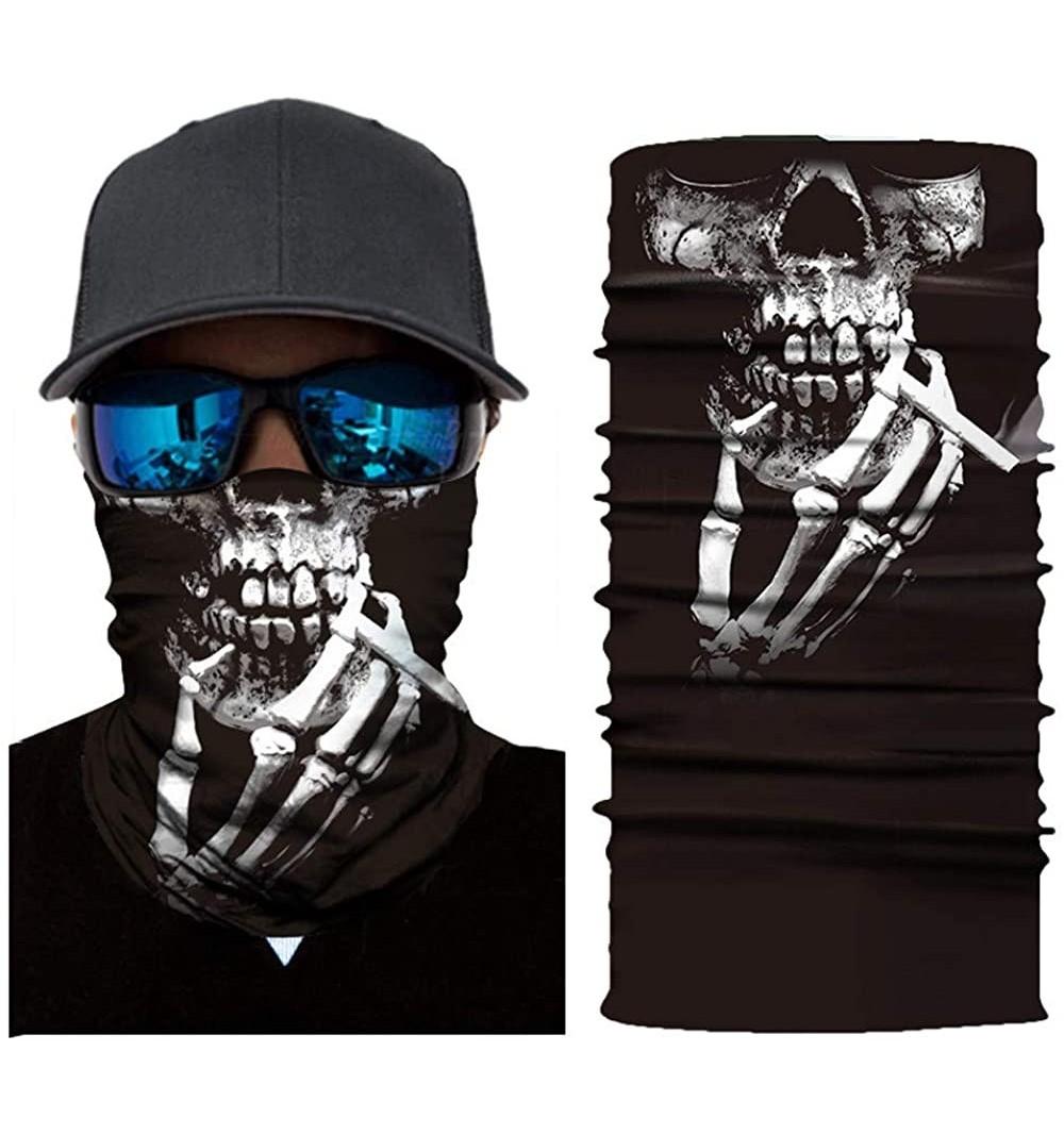 Balaclavas Skull Face Mask- Rave Bandana- Neck Gaiter- Scarf- Summer Balaclava for Dust Wind UV Protection - Slg - C7197ZTR83...