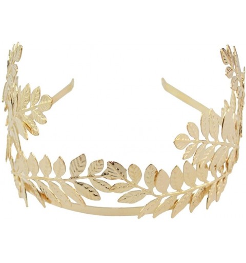 Headbands Gold/Silver Multi Style Costume Crown Hairband Leaf Branches Lady Girls Tiara Hairband - Gold 2 - CG18D2UUMHE $10.95