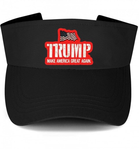 Visors Trump 2020 Men's/Women's Top Level No-top Sun Visor Hat Cool Hats - Trump 2020-11 - CH18WZ6429Y $21.14